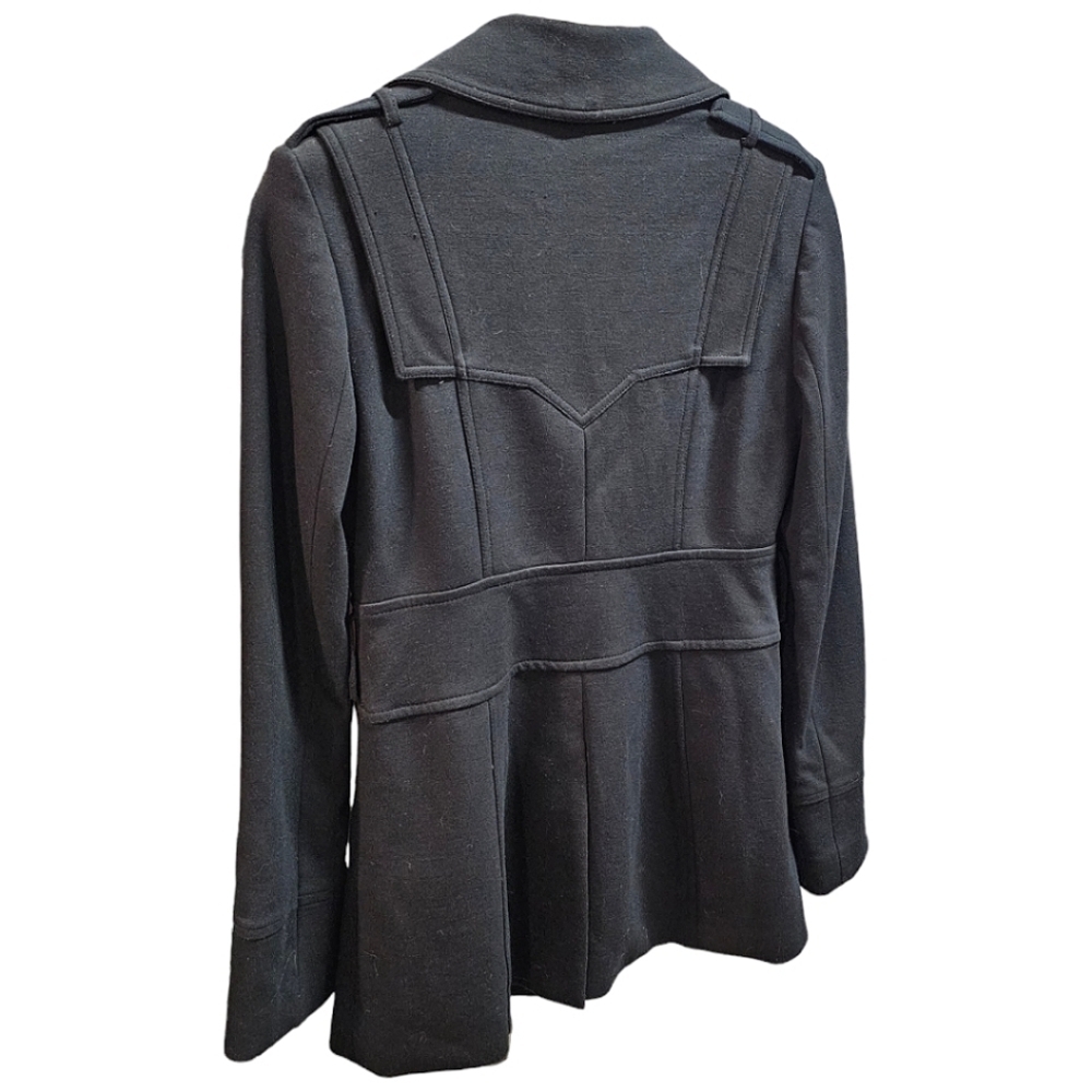 Cach Contour Collection Black Button Front Jacket… - image 6